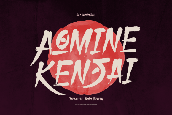 Aomine Kensai Font Review