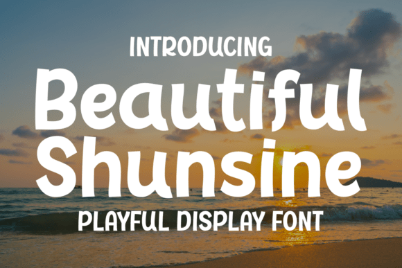 Beautiful Shunsine Font for Web Design