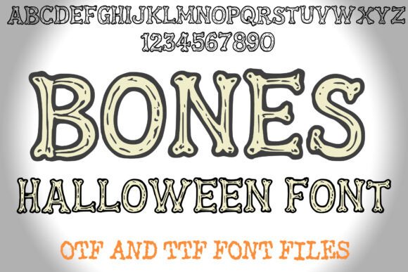 Bones Halloween Font