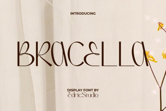 Bracella Font: Elegant Display Type