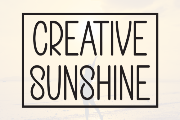 Creative Sunshine Font