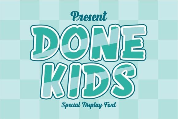 Donekids Regular: Playful Font for Bold Campaigns