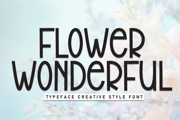 Flower Wonderful Font