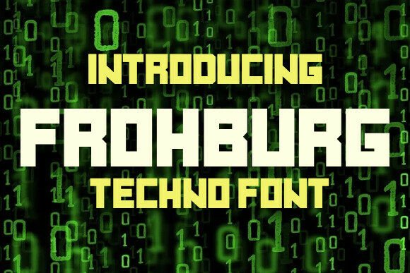 Frohburg Font: Bold and Futuristic