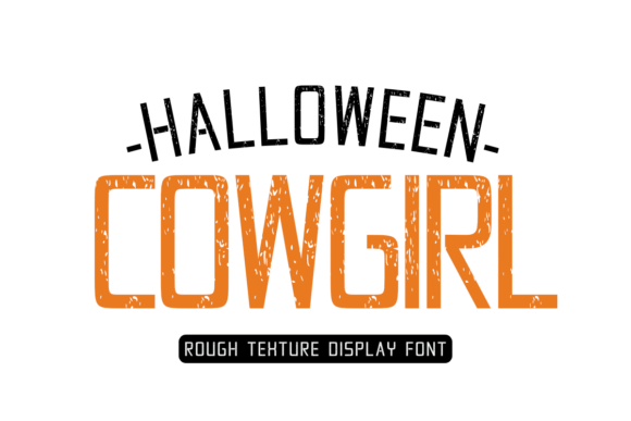 Halloween Cowgirl Font for Creative Projects