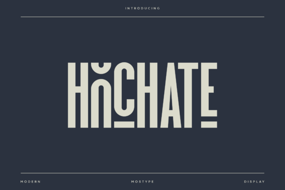 Hochate Font for Modern Web Design
