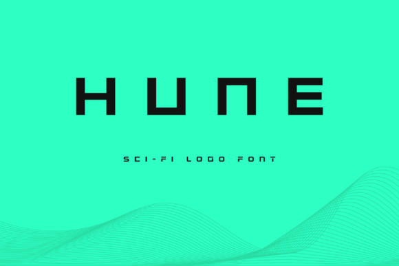 Hune: A Bold Sci-Fi Font for Modern Design