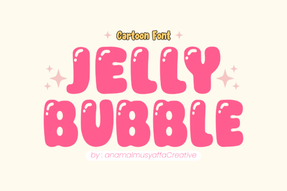 Jelly Bubbles Font: Playful Display for Editorial Design