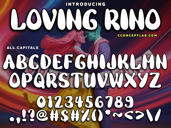 Loving Rino Font for Creative Projects