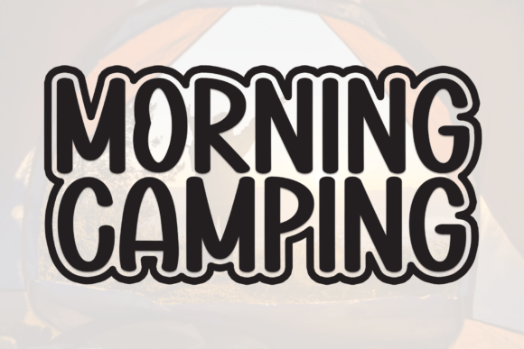 Morning Camping Font for Creative Projects