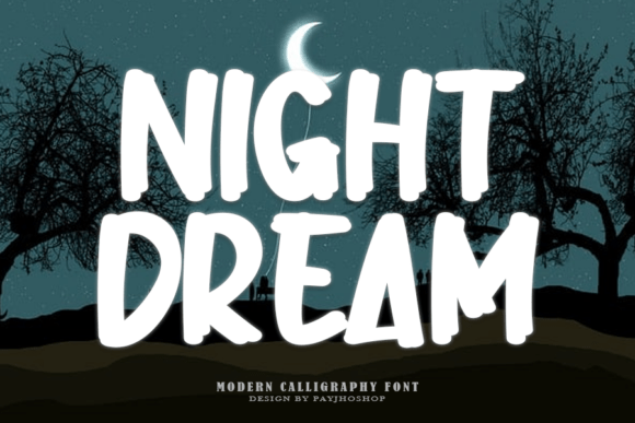 Night Dream Font for Business Branding