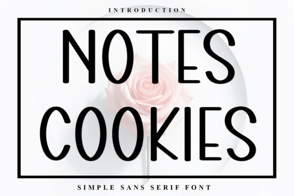 Notes Cookies Font