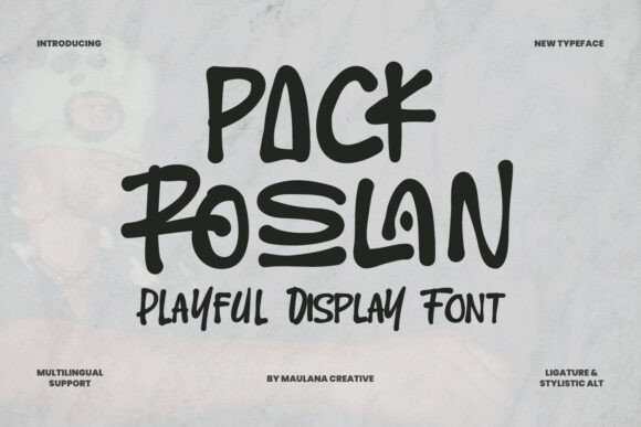 Pack Roslan: A Playful Display Font