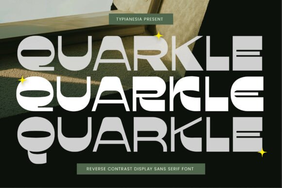 Quarkle: A Bold Font for Business Branding