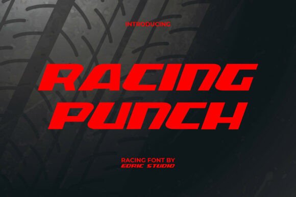 Racing Punch Font for Bold Web Design