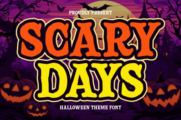 Scary Days Font for Halloween Branding