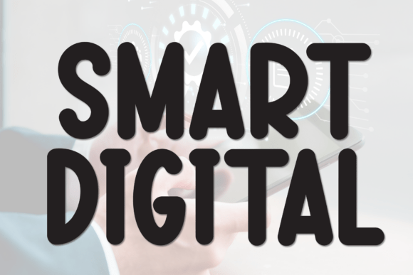 Smart Digital Font for Creative Projects