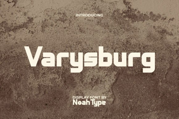 Varysburg Font for Bold Branding