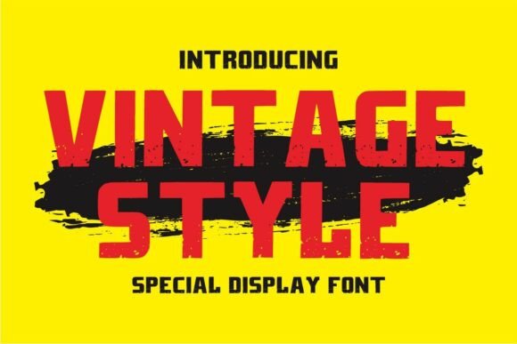 Vintage Style Font for Creative Projects
