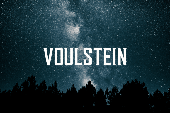 Voulstein Font for Creative Makers