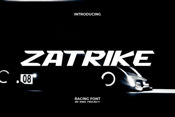 Zatrike: A Bold Display Font for High-Impact Design